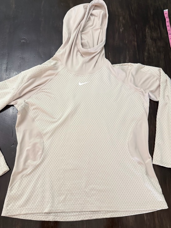Nike Sweaters - Nike Women's Light Beige Cream Hooded Sweater